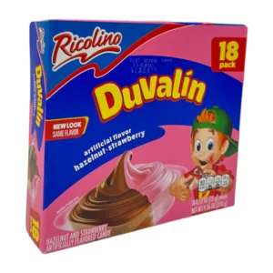 Ricolino Duvalin 18 piece strawberry and chocolate flavor